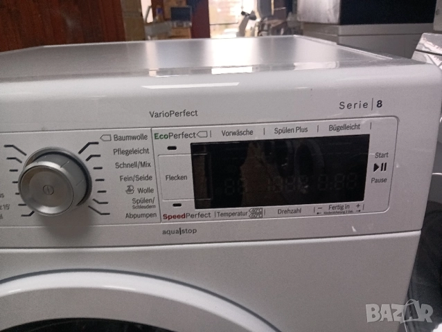 Пералня Бош Bosch Serie 8 A+++ 8кг Made in Germany 2 години Гаранция!, снимка 3 - Перални - 52474768