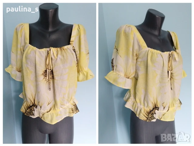 Четири различни броя / Марков топ "Charles Vogele", "Ulla Popken", "Benetton" и "H&M" , снимка 15 - Корсети, бюстиета, топове - 44793283