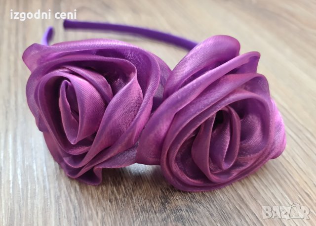 Красива диадема с ерозии в лилав цвят, снимка 1 - Аксесоари за коса - 35758661