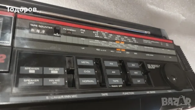 Hitachi TRK-3D2E Stereo Radio Cassette Recorder , снимка 5 - Радиокасетофони, транзистори - 55878745