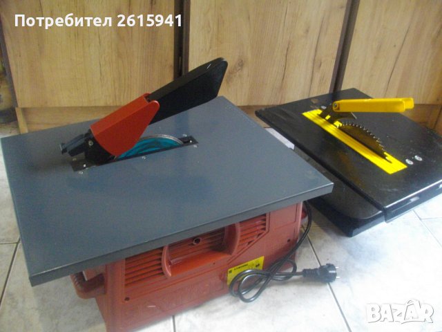 750W/ф200мм Профи Ел. Машина Рязане Плочи/Плочки Нова/ 500W-Немски Настолен Циркуляр HANNING-ф200мм, снимка 2 - Други инструменти - 40883044