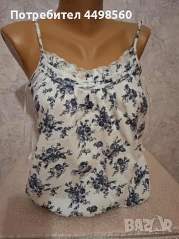 Памучен Дамски Топ/Потник