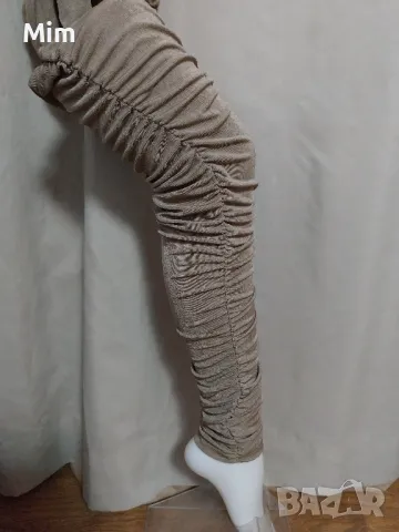 Еластичен набран клин в светло кафяво, снимка 8 - Клинове - 47516111