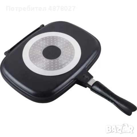Тиган грил, двоен 32x25cm, снимка 2 - Съдове за готвене - 55790731