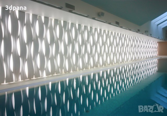 3Д ПАНЕЛИ от гипс, декоративни облицовки за стени / Led пана №0018, снимка 7 - Облицовки - 39795081