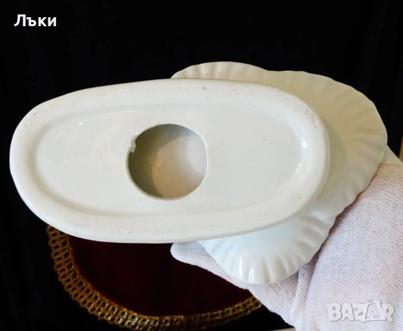 Лебед порцеланова фигура,бижутерка,ваза,злато,рози. , снимка 7 - Статуетки - 53830235