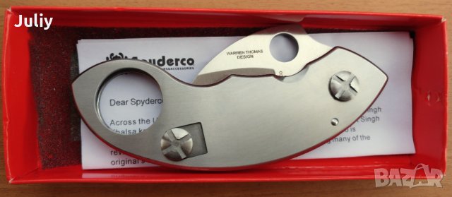 Spyderco  C84P Tiger Claw, снимка 8 - Ножове - 35814878