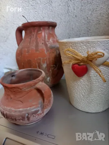 Керамични старинни кани (вази) 3 броя