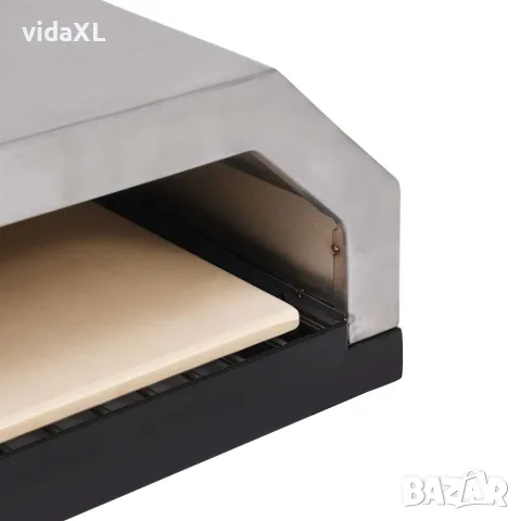 vidaXL Пица фурна с керамична плоча за барбекю на газ/въглища, снимка 9 - Барбекюта - 56147668
