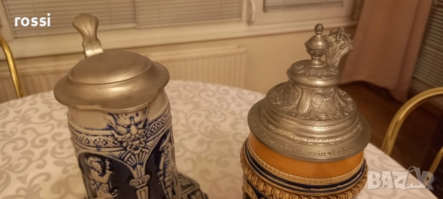 Vintage. Нови! Великолепна кана 1,5 л. със знаменити личности и Рисувана халба 1 л., снимка 9 - Колекции - 27627296