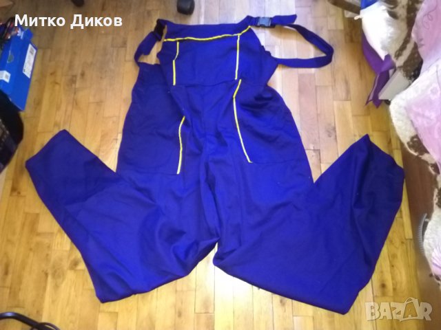 Работен панталон с тиранти- ластик в ханша нов размер ХЛ