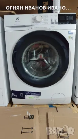 Electrolux EW6F448BU инверторна, клас A+++, 8 кг. капацитет, 1400 об.+ пара+ Гаранция, снимка 1 - Перални - 49329823