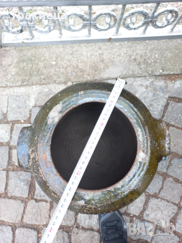 ГОЛЯМА СТАРА ДЕЛВА ГЪРНЕ КЕРАМИКА , снимка 2 - Антикварни и старинни предмети - 44680965