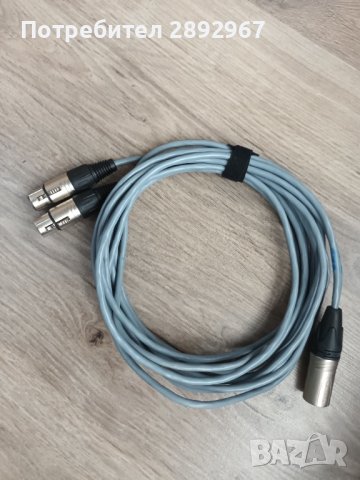 Y-кабел два микрофона на един вход