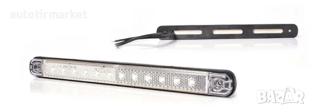 LED габарит 12 диода бял – WAS 826, снимка 2 - Аксесоари и консумативи - 56053062