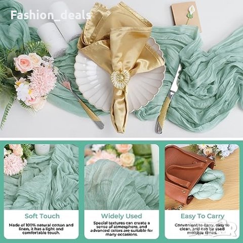 Нова декорация за Маса 300x90 см, Зелено 3 пакета Дом Кухня Подарък, снимка 2 - Други стоки за дома - 42636673