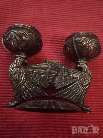 Стар свещник Армения. , снимка 5 - Антикварни и старинни предмети - 49436040