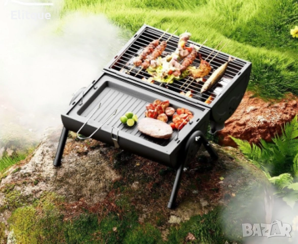 Преносимо градинско барбекю.