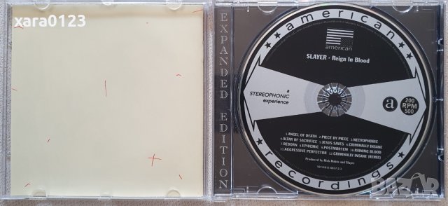 Slayer – Reign In Blood, снимка 3 - CD дискове - 44305417
