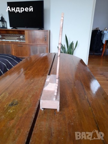 Стара дървена декорация,етажерка, снимка 2 - Други ценни предмети - 40113196