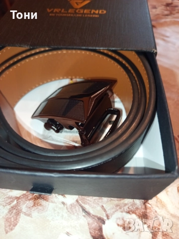 VRLEGEND ORIGINAL Нов Мъжки Автоматичен Кожен Колан с Кутия 130см., снимка 3 - Колани - 52306427