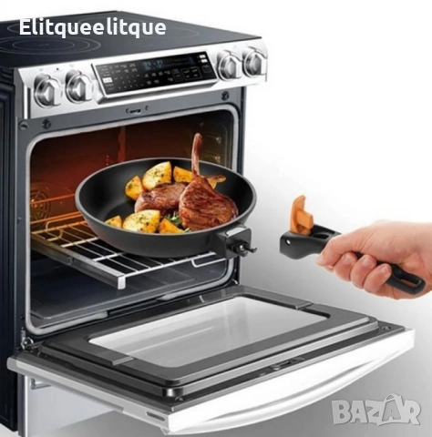 Тиган Tescoma SmartClick Ø24cm с подвижна дръжка, снимка 5 - Съдове за готвене - 52183053