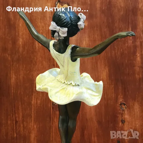 Бронзова скулптура на балерина по модел на Preiss, снимка 8 - Статуетки - 49648702