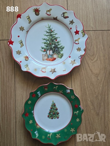 коледни чинии и купи 