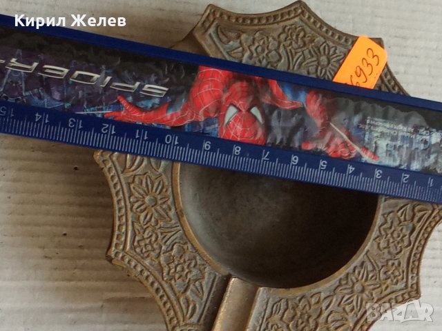 Бронзов пепелник стар 26933, снимка 3 - Декорация за дома - 34779262