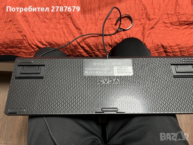 Геймърска RGB клавиатура Evga Z12, снимка 4 - Клавиатури и мишки - 53232941