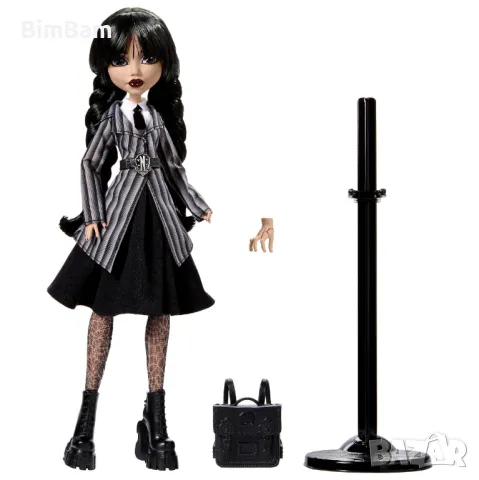Оригинална кукла Monster High™ x Wednesday - Wednesday Addams с аксесоари, снимка 3 - Кукли - 47708834
