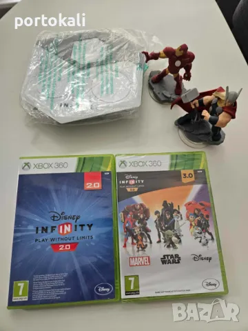 XBOX 360 Disney Infinity комплект 2 игри фигурки портал, снимка 5 - Игри за Xbox - 49587848