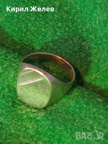 АРИСТОКРАТИЧЕН МАСИВЕН СРЕБЪРЕН ПРЪСТЕН ПОЛИРАНО до ОГЛЕДАЛЕН БЛЯСЪК СРЕБРО 925 РЪЧНА РАБОТА 38744, снимка 7 - Пръстени - 41741231