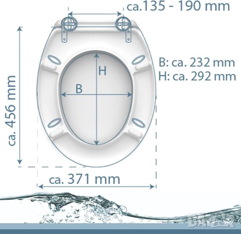 SCHÜTTE бяла седалка от дуропласт , 82000, снимка 7 - Други стоки за дома - 40306288