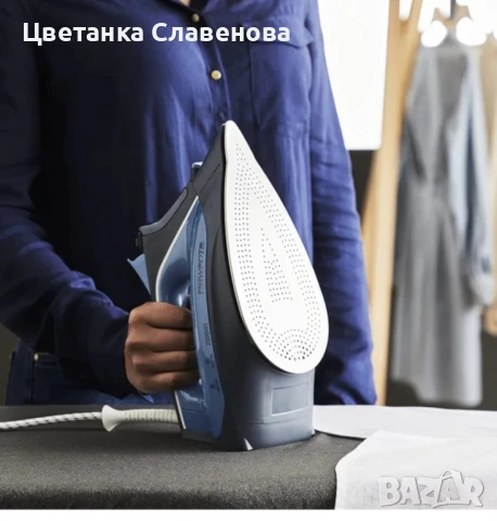 Парна ютия Rowenta Express Steam, 2500W, 160g/min, Синя, снимка 7 - Ютии - 50730754