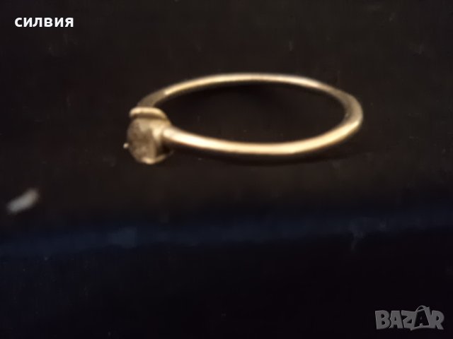 дамски сребърен пръстен, снимка 2 - Бижутерийни комплекти - 41348525