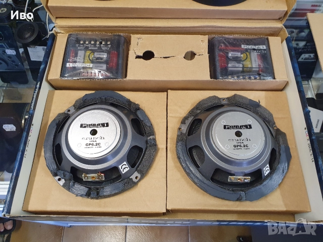 НОВИ! Комплект автомобилни басови говорители с филтри CRUNCH GP6.2C 100 вата , 4 ома. Диаметър: 16 с, снимка 13 - Аксесоари и консумативи - 52035203