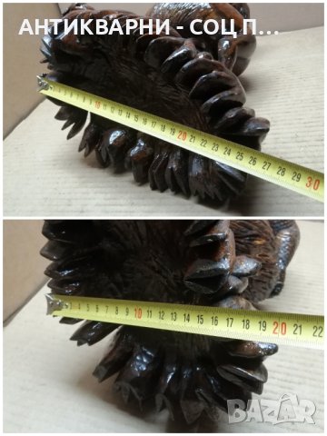 Стара Ръчна Дърворезба / 2,3 кг. , снимка 10 - Антикварни и старинни предмети - 44353653