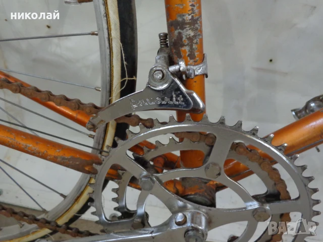 Ретро велосипед марка ХВЗ модел Старт-шосе Москва 1980 28 цола произведен през 1980 г в СССР, снимка 6 - Велосипеди - 50645743