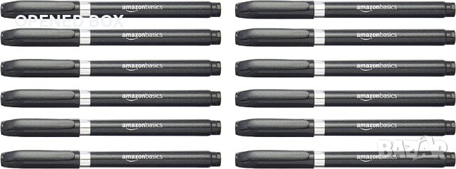 -65% Калиграфски маркери Amazon Basics 12 броя,  черни, снимка 1