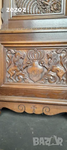 Часовник антикварен паркетен, снимка 2 - Стенни часовници - 48162883