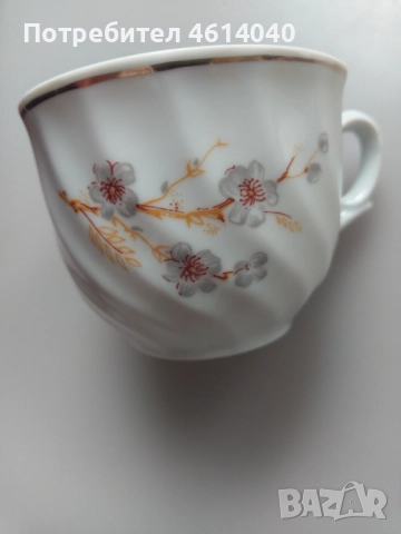 Кана за кафе, Купичка за сметана, Китка, снимка 8 - Прибори за хранене, готвене и сервиране - 52921379