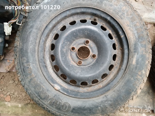 4 бр. железни джанти 14" за Opel Astra G (1998-2004), снимка 6 - Гуми и джанти - 41483029