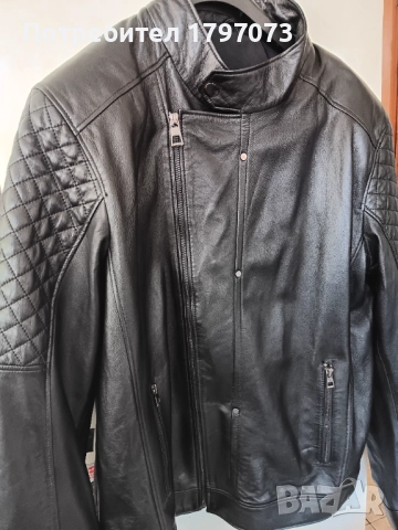 НОВО мъжко яке естествена кожа VERA PELLE