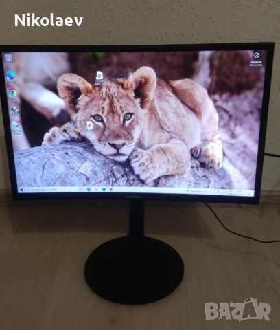 Curved Samsung C24FG73FQU 24 inch  Full HD QLED със забележка, снимка 11 - Монитори - 53470673