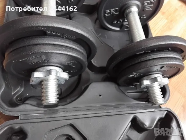 Дъмбели 2 по 10кг , снимка 5 - Фитнес уреди - 49732332