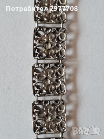 Масивна сребърна гривна , снимка 6 - Гривни - 35764418