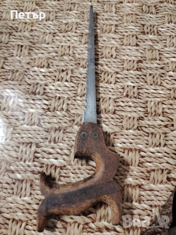 Стар немски трион с маркировка. 