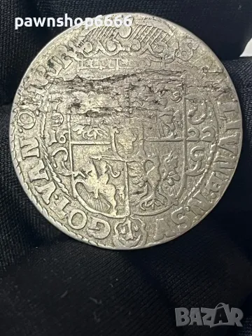 Сребърна монета 1622 Polish-Lithuanian Commonwealth Sigismund III Silver 1/4 Thaler, снимка 6 - Нумизматика и бонистика - 48283825