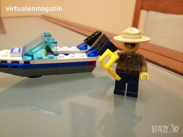 Конструктор Лего - Lego Police 30017 - Полицейска лодка, снимка 3 - Конструктори - 38832460